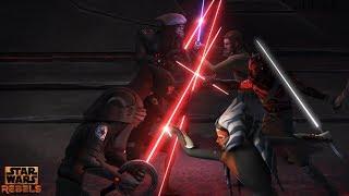 Кэнан,Асока,Эзра и Мол vs Инквизиторы! Решающий бой ! Star Wars Rebels! Remaster!