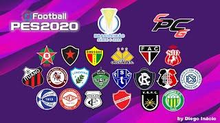 PES 2020 - BRASILEIRÃO SÉRIE C COMPLETO ATUALIZADO 2020 - EXCLUSIVO CARLOS PC GAMER