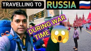 RUSSIA TRAVEL VLOG (During War Time ) Delhi to Moscow Flight || INDIA to RUSSIA || Indian in Russia