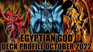 EGYPTIAN GOD SLIFER! OBELISK! AND RA! DECK PROFILE (OCTOBER 2022)