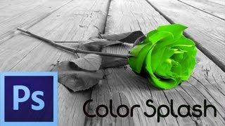 Photoshop CS6 Tutorial: Color Splash Effect (For Beginners)