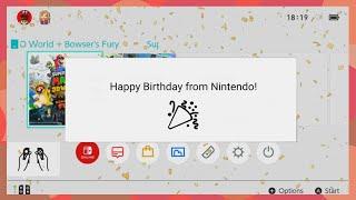 Nintendo Switch - Birthday Screen Concept