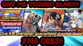 WORTH TO SUMMON? 90 MIL DOWNLOAD SUMMONS 2700 ORBS! BLEACH BRAVE SOULS!!