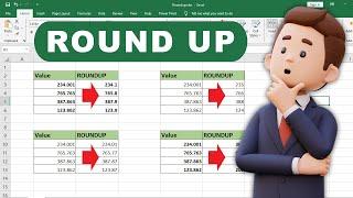 How to round up to nearest whole number in Excel