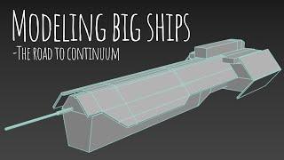 Modeling Big Spaceships - Road to Halo Continuum #2