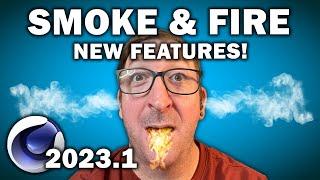 Cinema 4d 2023.1: SMOKE AND FIRE! (NEW FEATURES)