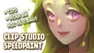 Clip Studio Paint Speed Paint - Mình vừa học vẽ xong