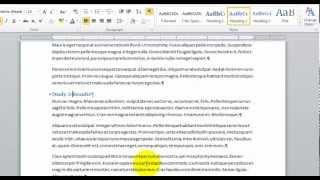 Create a Table of Contents and Table of Figures - Microsoft Word