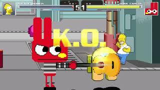 mugen-Juan Carlos Bodoque Vs Arcade Homer