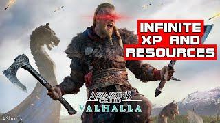 INFINITE XP & Resources In AC Valhalla #Shorts