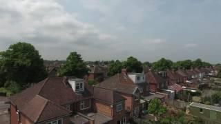 Phantom 4 Drone flying over Cheltenham