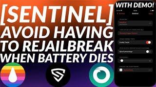 Sentinel: Avoid having to Rejailbreak when the battery dies | Palera1n/Dopamine | Full Guide