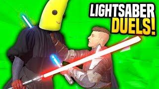 LIGHTSABER DUELS WITH THE NEW MULTIPLAYER MOD - Blade and Sorcery VR Mods (Star Wars)