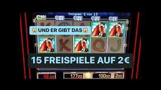 Knights Life auf 2€ 15 Freispiele  gute Session Merkur Magie Casino Spielhalle Jackpot