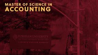 The Gabelli School's Masters in Accounting