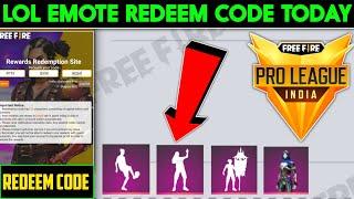 FREE FIRE PRO LEAGUE REDEEM CODE 3 JULY 