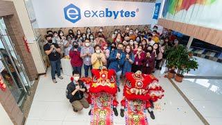 Exabytes Chinese New Year 2023 - Lion Dance Performance @ Suntech Penang, Headquarters Office