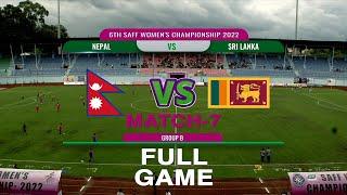 Nepal VS Srilanka 6-0 | SAFF WOMEN CHAMPIONSHIP | FULL GAME | AP1HD