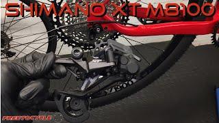 Shimano XT M8100 Rear Derailleur Fitting Guide