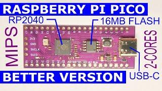 ‍Better Version of Raspberry Pi Pico - Hands On - C-Compiler, USB-C and 16MB Flash🟩