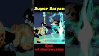 Super Saiyan Spetron VS God Of Destruction | Stick War Legacy #shorts