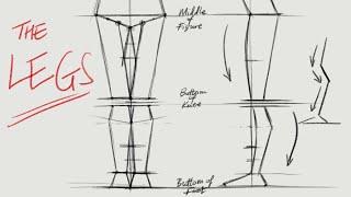 Figure Drawing Tutorial Pt5 (Leg Proportions)