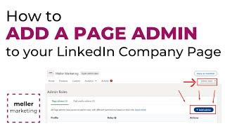 How to Add an Admin to Your LinkedIn Company Page