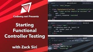 Rails: Starting Functional Testing our Controller