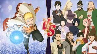 Hokage Naruto Uzumaki VS Konohagakure High Ninja Marathon battle NARUTO X BORUTO