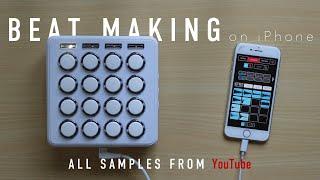 Beatmaking on iPhone  (MIDI Fighter 3D + Koala Sampler)