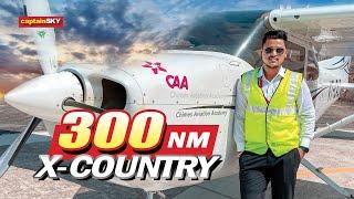 Flying 450 Nautical Miles across Madhya Pradesh | Longest solo X cty @chimesaviationacademy
