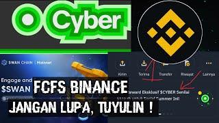 PASTI JP BINANCE WEB 3 X SOSIAL SUMMER $510K CYBER & SWAN CHAIN SOON TOKEN UPDATE 2024