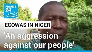 Niger coup: Residents in Niamey denounce ECOWAS' involvement • FRANCE 24 English