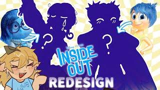 REDESIGNING INSIDE OUT CHARACTERS (speedpaint, redesign)