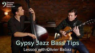 Top Tips for Gypsy Jazz Bass Lines - Double Bass Lesson