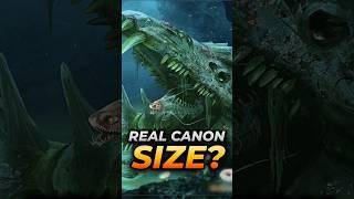 What is the GARGANTUAN LEVIATHAN'S CANON SIZE?! Subnautica Content