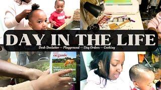 A Day in the Life with Toddlers | I stopped breastfeeding + Toddler cooking & desk cleanup