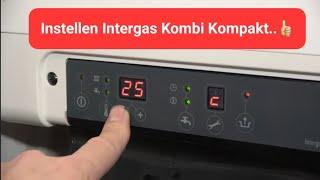 Instellen Intergas Kombi Kompakt 28/24 Cw4 cv-ketel..