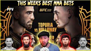 This Weeks Best MMA Bets - UFC 308 Betting Breakdown Topuria vs Holloway | Lock Of The Week