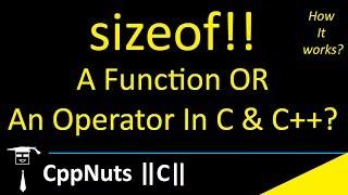 sizeof operator in C