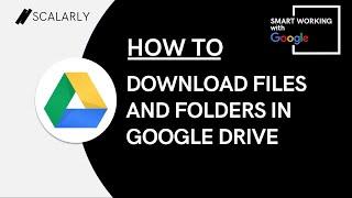 How to Download Files or Folders in Google  Drive (DOWNLOAD MULTIPLE FILES AT ONCE!)