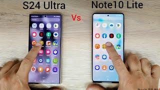 Samsung S24 Ultra vs Note10 lite | SPEED TEST