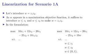 [OR1-Modeling] Lecture 4: Nonlinear Programming #8 Linearizing products 1A