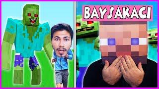 BAYŞAKACININ OYUNU BOZULUYOR BÖLÜM 12 MİNECRAFT YİĞİT SARI