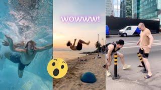 Funny reactions  #bratacrobat Tiktok most epic moments  @DOROKHIN #1