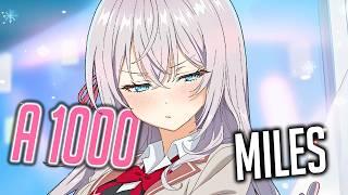 Nightcore - A Thousand Miles (Rock Version) (Lyrics)