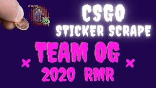 CSGO - Sticker | OG (Holo) | 2020 RMR - Scrape - Counter Strike (EASTER EGG)