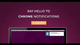 Chrome Push Notifications with PushBots