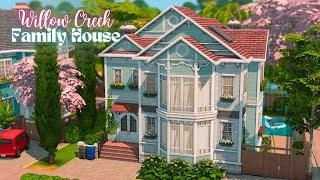 Green Family House in Willow Creek  | The Sims 4 Stop Motion | NOCC