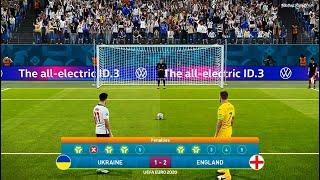 Ukraine vs England | Penalty Shootout | EURO2020 Quarter-Final | PES 2021 Gameplay